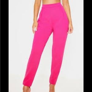 PLT Neon Pink Cigarette Pants